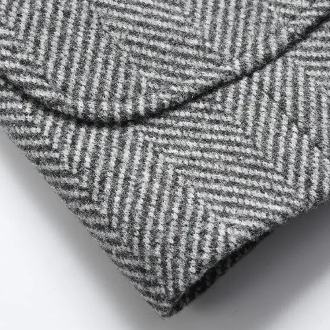 The Hamburg Men’s Slim Fit Smart Casual Houndstooth Check Blazer