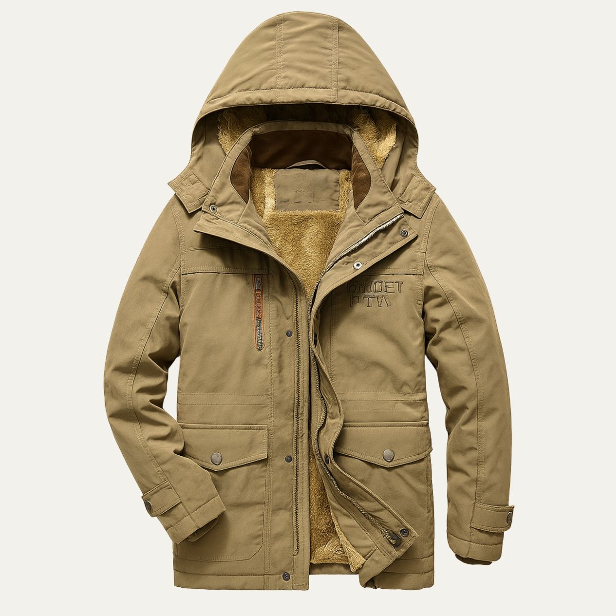 The Chamonix Quilted Loose Fit Jacket for Men - Weather Resistant
