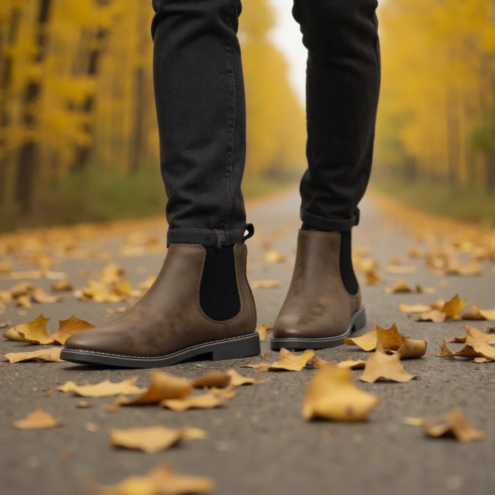 The Ridgeview Men’s Retro Slip On Chelsea Ankle Boots