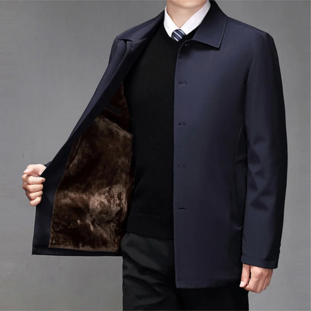 The Alden Men's Smart Casual Lightweight Button Jacket