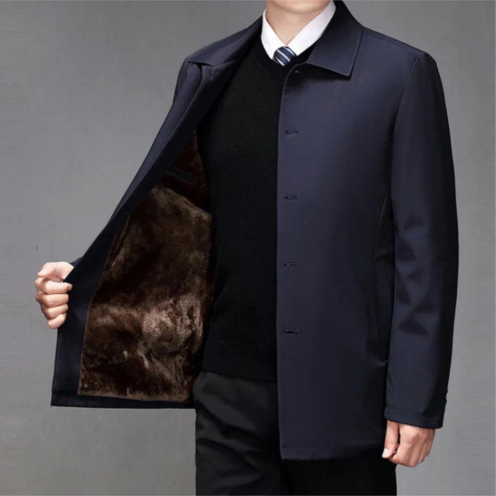 The Alden Men's Smart Casual Lightweight Button Jacket