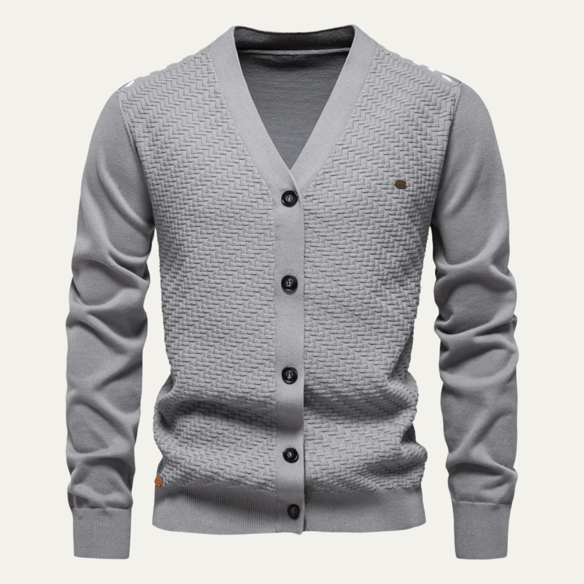 The Stirling Men's Slim Fit Lightweight Button Up Cardigan