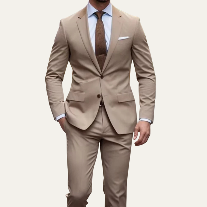 The Notting Hill Men’s Slim Fit Suit – Tailored 2 Piece Formal Jacket & Pants