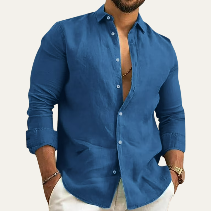 The Aspen Men’s Breathable Button Down Casual Cotton Shirt