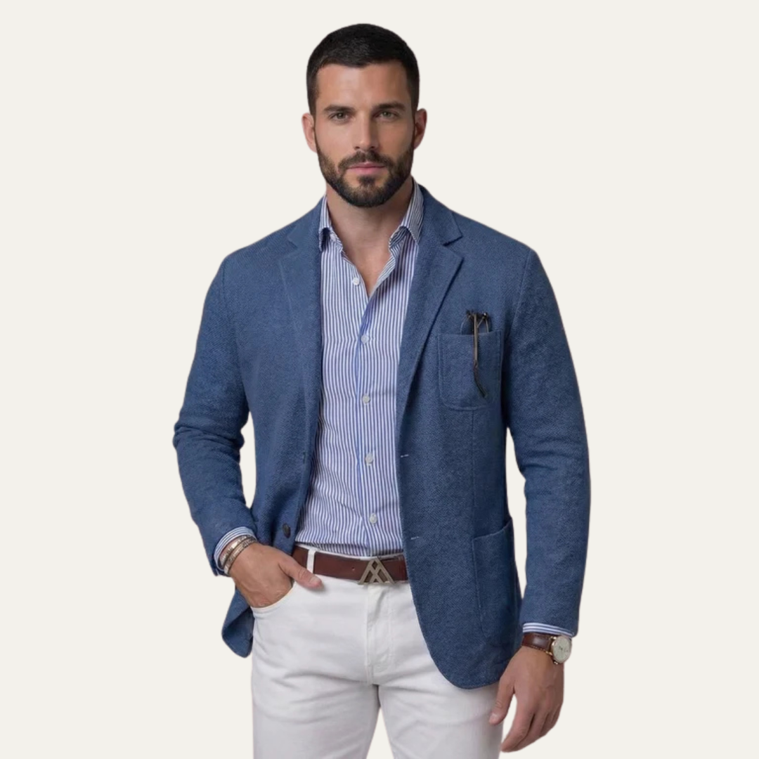 The Winslow Men’s Lightweight Slim Fit Blazer Summer Jacket