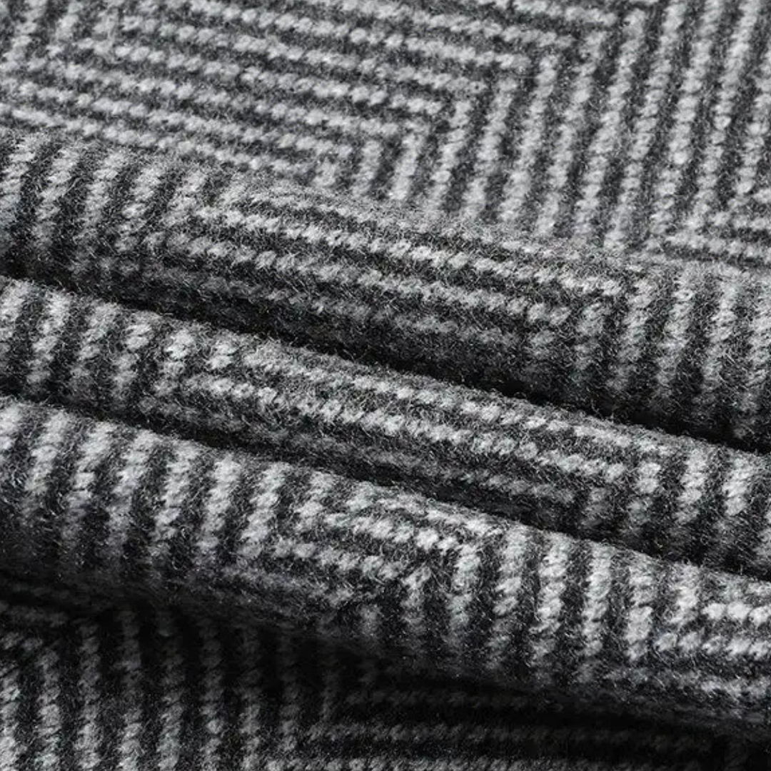 The Davos Men’s Smart Casual Single Breasted Wool Blend Blazer