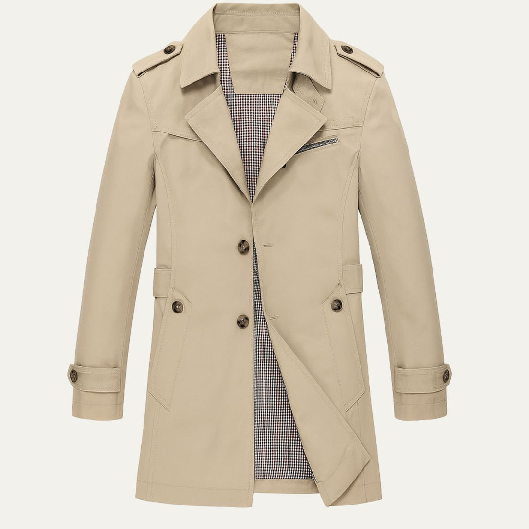 The MauroIcardi Elegant and Stylish Trench Coat for Men
