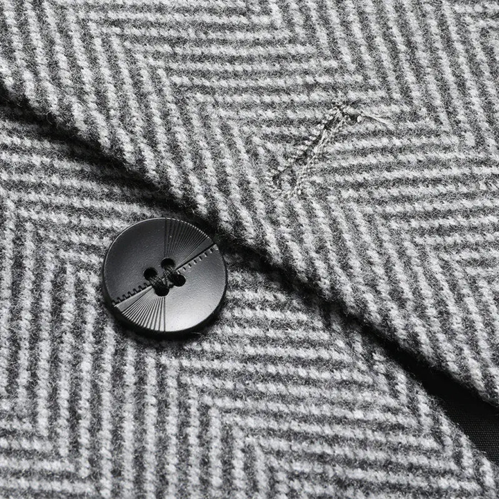 The Hamburg Men’s Slim Fit Smart Casual Houndstooth Check Blazer