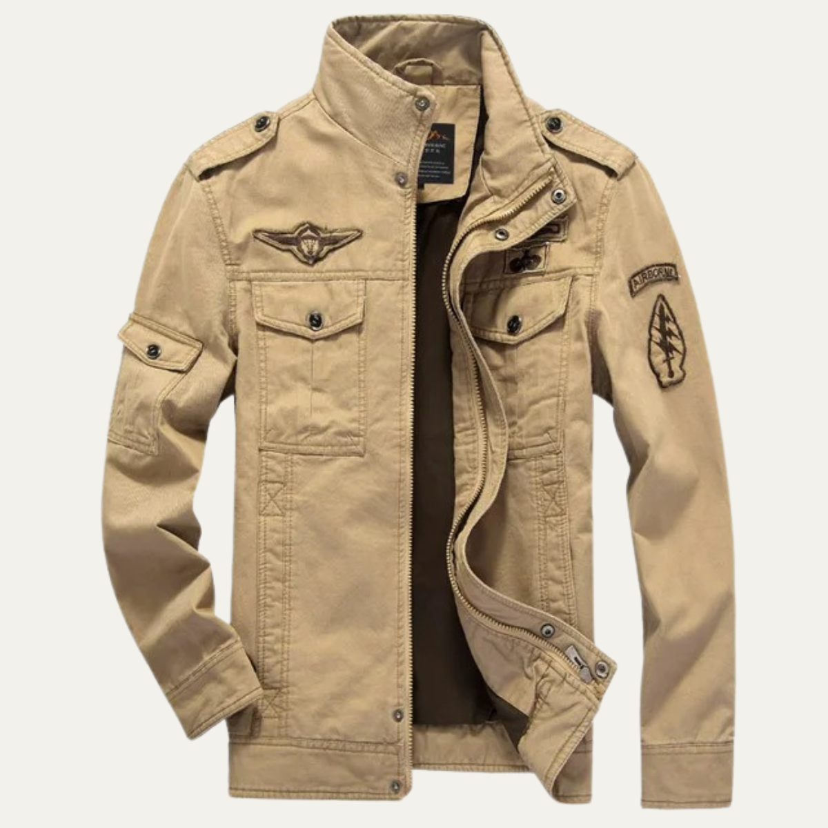 The Aberdeen Men’s Trendy Cargo Cotton Jacket with Pockets