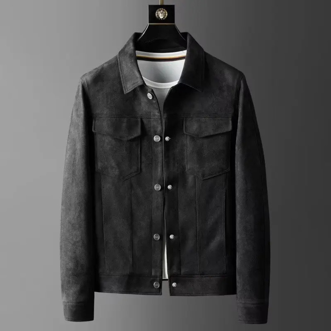 The Inverness Men’s Suede Business Casual Work Jacket
