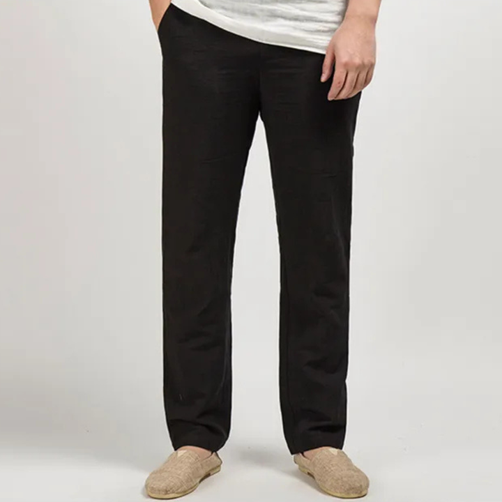 The Cambridge Men’s Lightweight Straight Leg Linen Pants