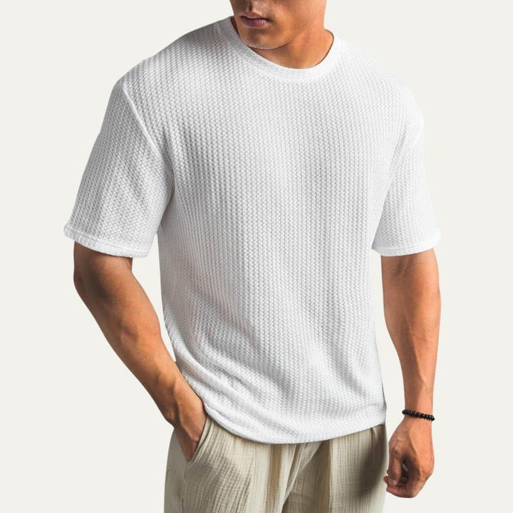 The Berkhamsted Men's Textured Casual T Shirt