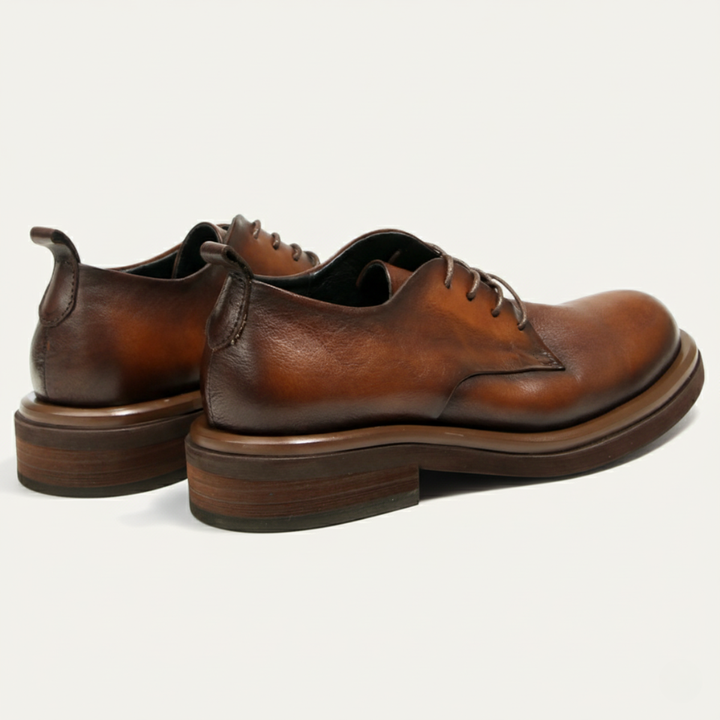 The Trento Men’s Faux Leather Dress Shoe – Formal Lace Up Smart Shoe
