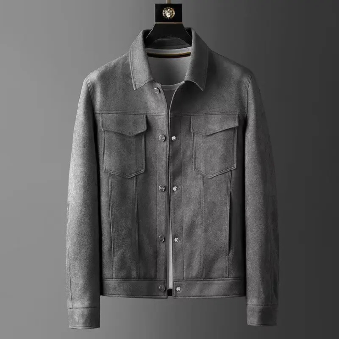 The Inverness Men’s Suede Business Casual Work Jacket