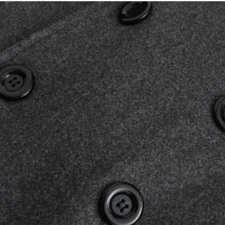 The Prescott Men’s Double Breasted Long Trench Coat – Wool Blend Overcoat