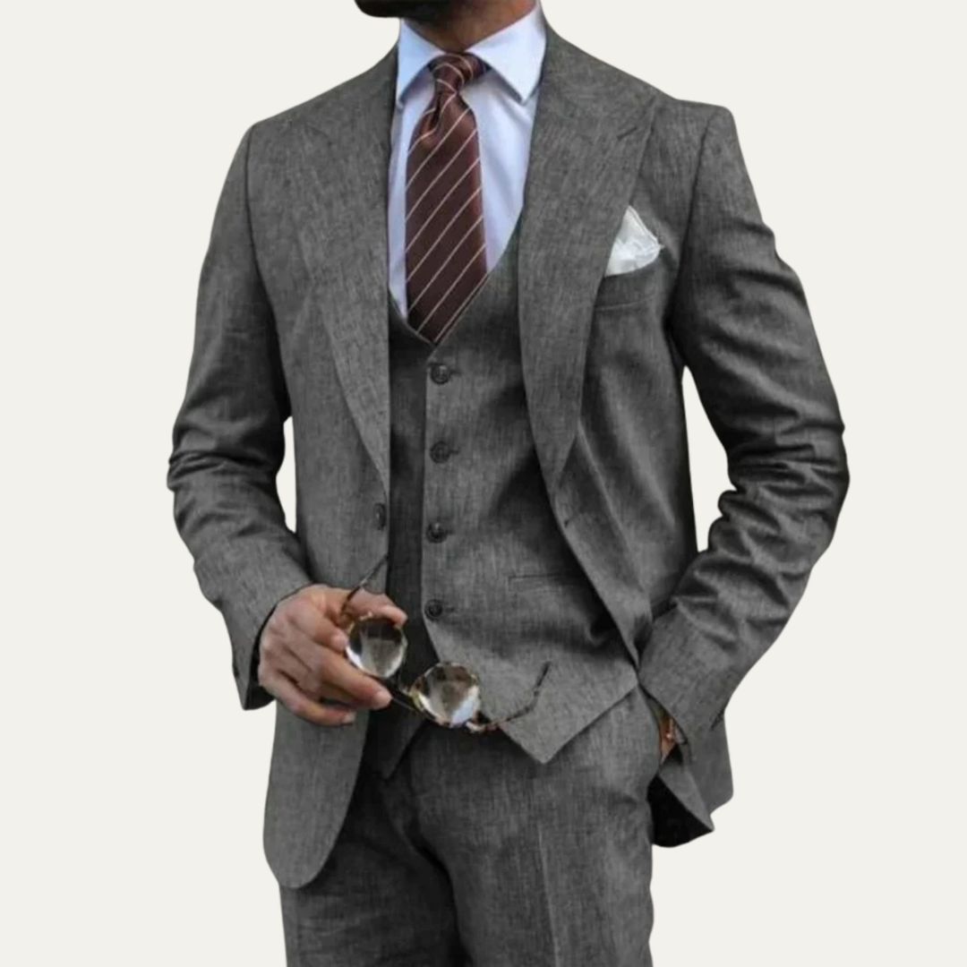 The Sulmona Men’s 3 Piece Suit – Blazer, Waistcoat & Pants