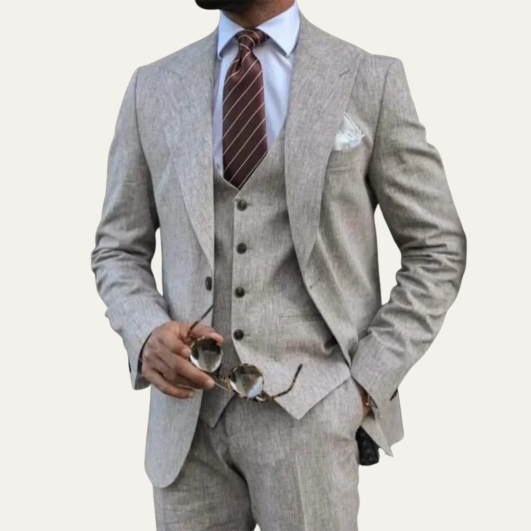 The Sulmona Men’s 3 Piece Suit – Blazer, Waistcoat & Pants