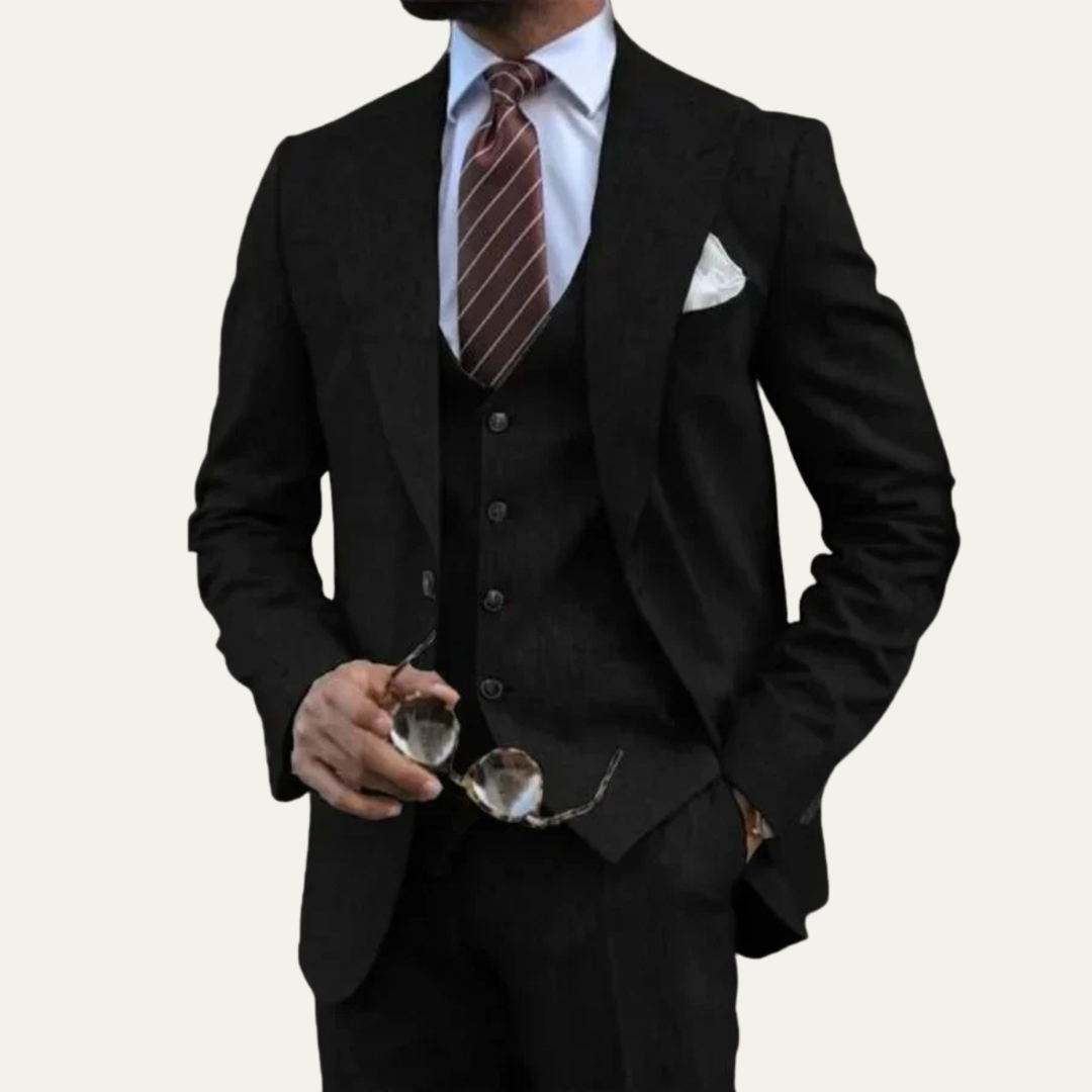The Sulmona Men’s 3 Piece Suit – Blazer, Waistcoat & Pants