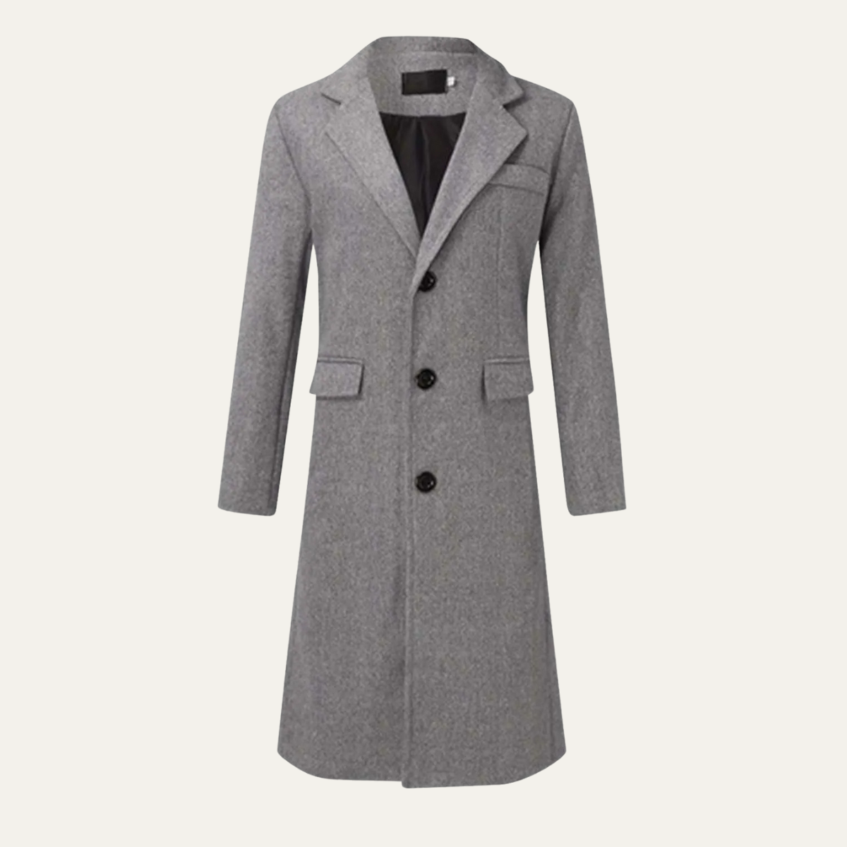 The Bergamo Men’s Luxury Trend Long Winter Overcoat