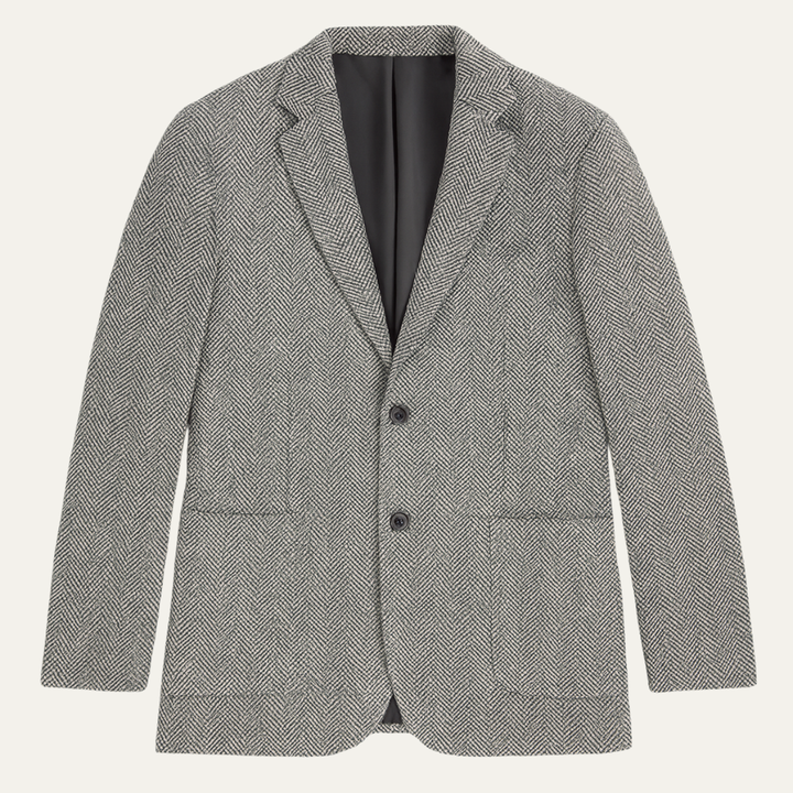 The Hamburg Men’s Slim Fit Smart Casual Houndstooth Check Blazer