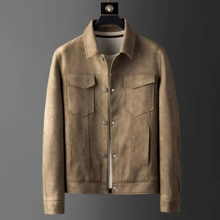 The Inverness Men’s Suede Business Casual Work Jacket