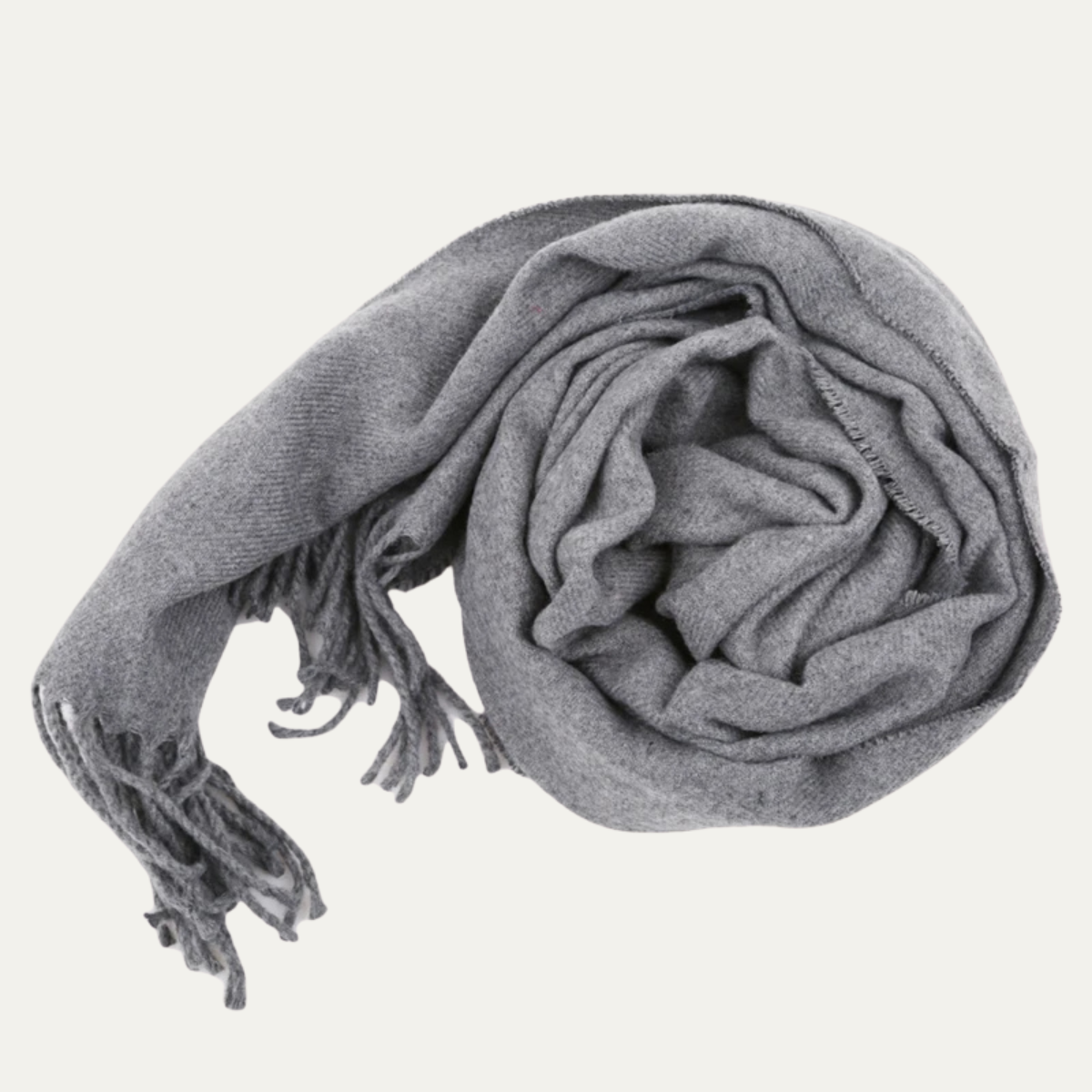 The Rive Gauche Cashmere Merino Scarf for Men - Gray