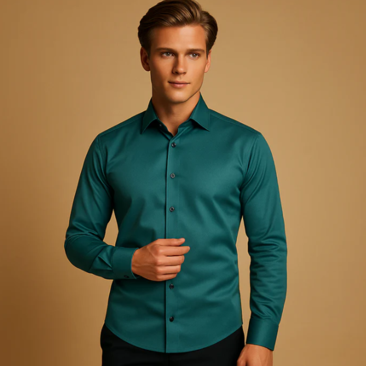 The Yorkminster Men’s Formal Slim Fit Dress Shirt