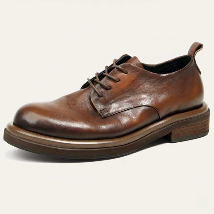 The Trento Men’s Faux Leather Dress Shoe – Formal Lace Up Smart Shoe