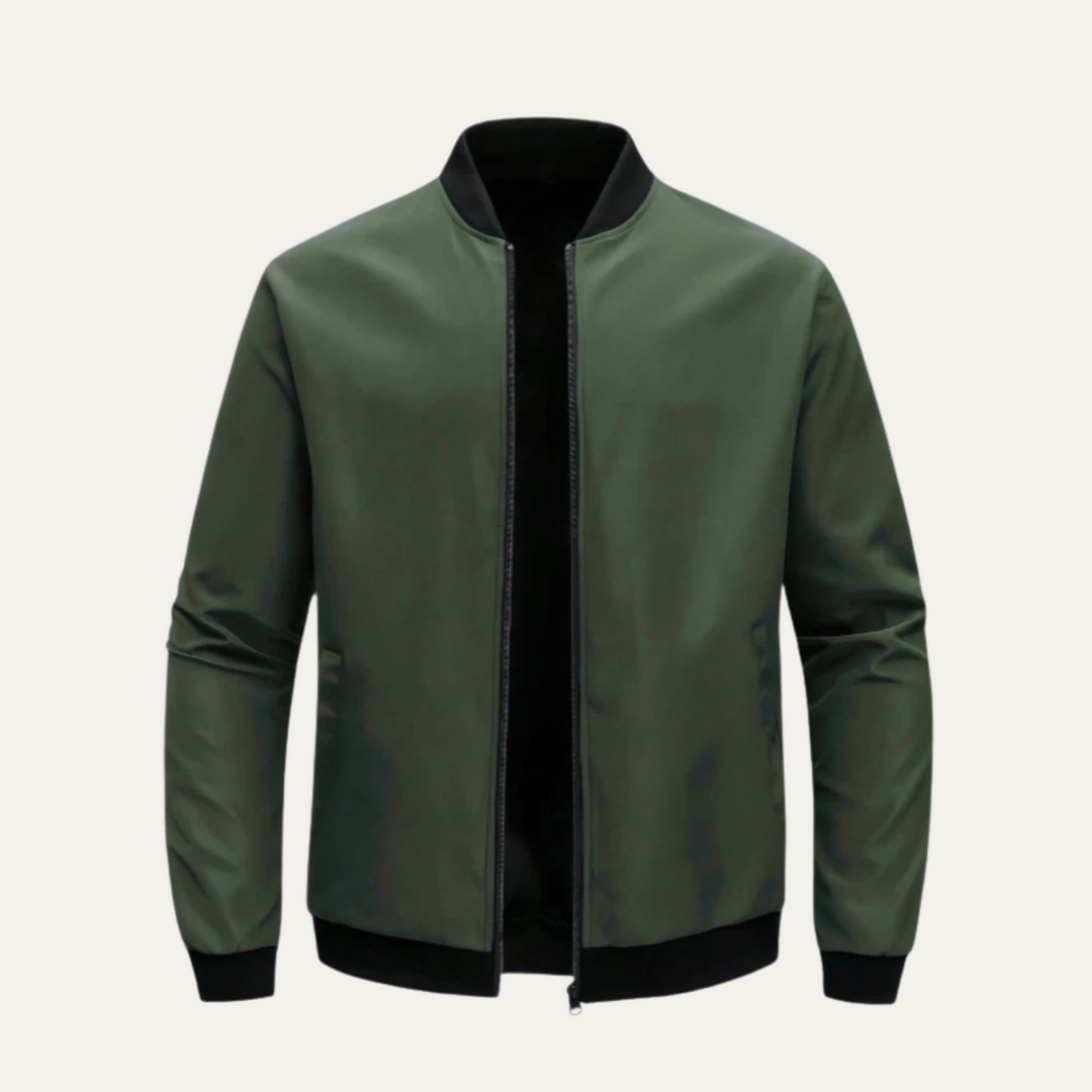 The Lowlands Men's Lightweight Zip-Up Bomber Jacket