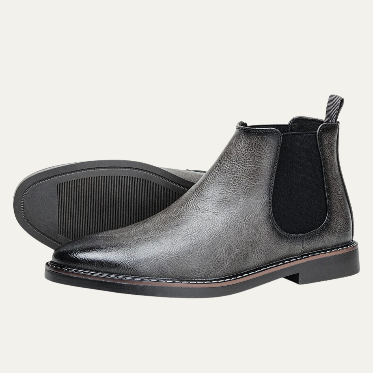 The Tavolara Men’s Classic Leather Slip On Chelsea Boots