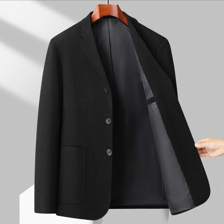 The Hamburg Men’s Slim Fit Smart Casual Houndstooth Check Blazer