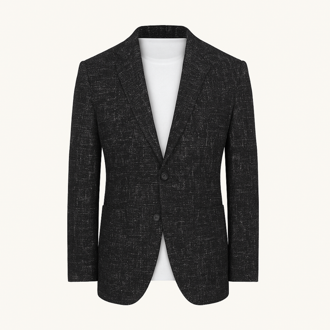 The Garda Porto Men’s Checked Double Breasted Plaid Blazer