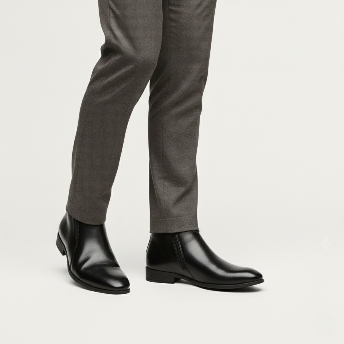 The Mantova Men’s Pointed Toe Vintage Leather Ankle Boots