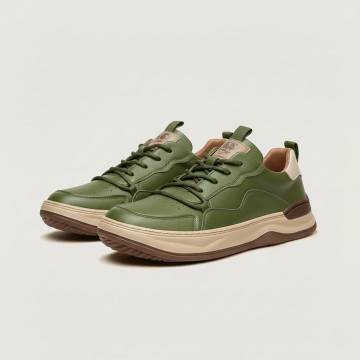 The Geneva Men’s Faux Leather Shoes – Modern Casual Sneakers