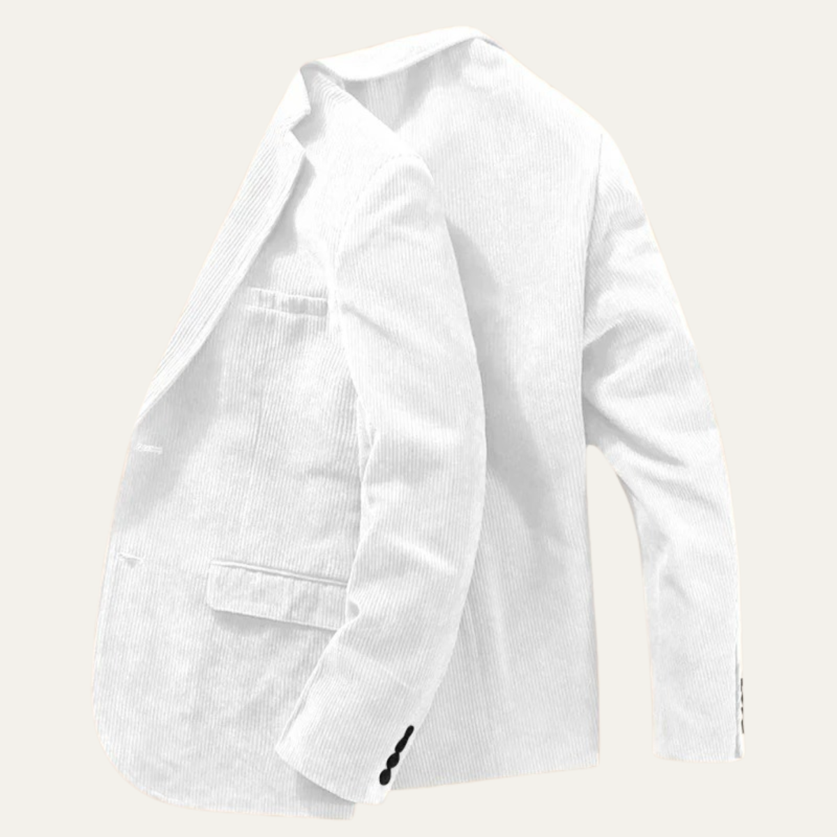 The Pizzo Men’s Single Breasted Corduroy Blazer Suit with Notched Lapel