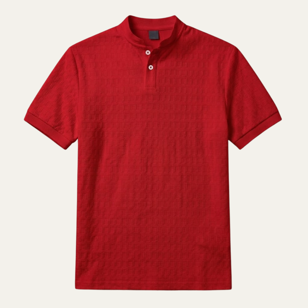 The Oakridge Hill Men’s Classic Textured Summer Polo Shirt