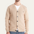 The Dulwich Men’s Casual V Neck Button Front Knit Cardigan