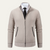 The Inverness Men’s Elegant Knit Zip Cardigan with Pockets