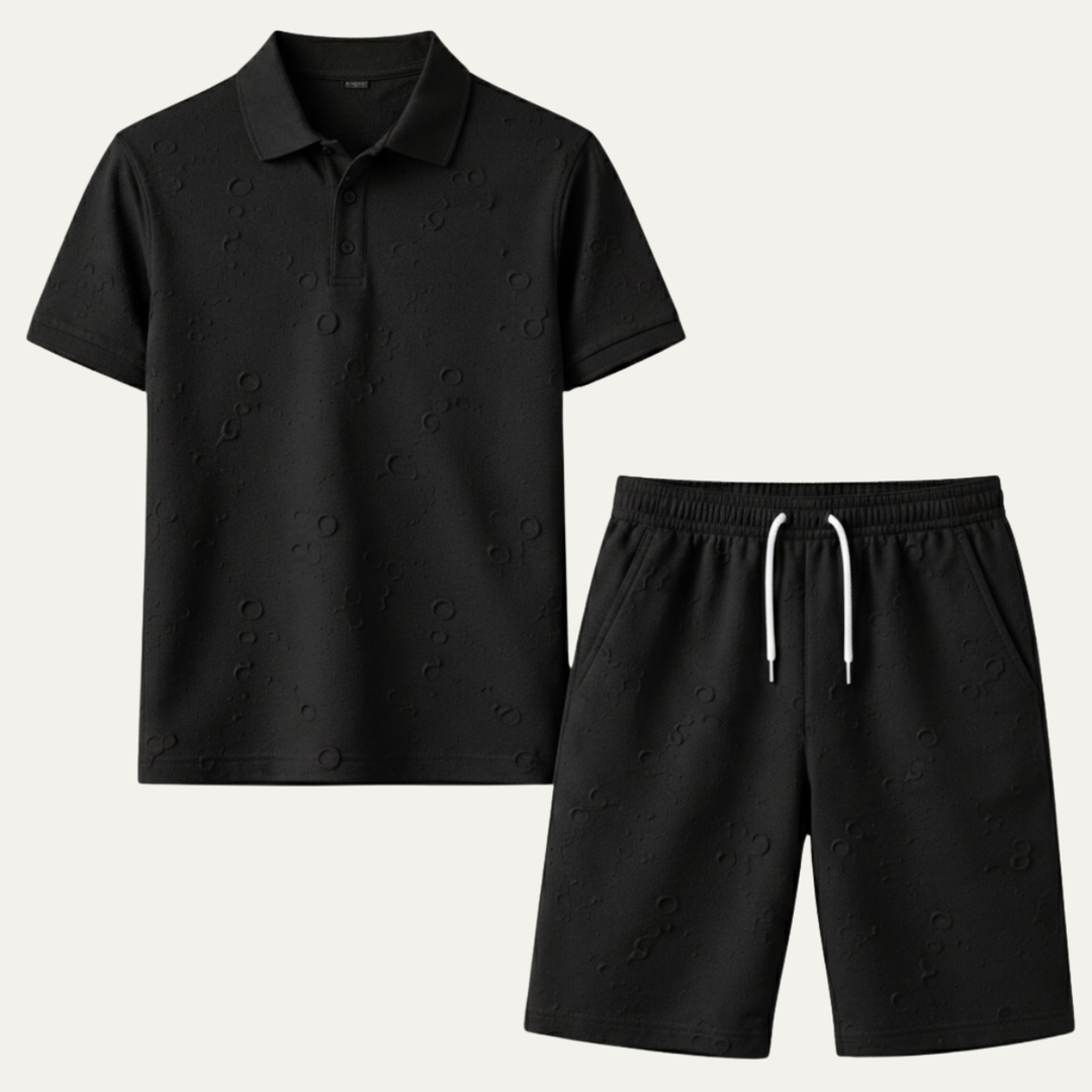 The Silverwood Men’s Lightweight Beachwear Set –Shirt & Shorts Set