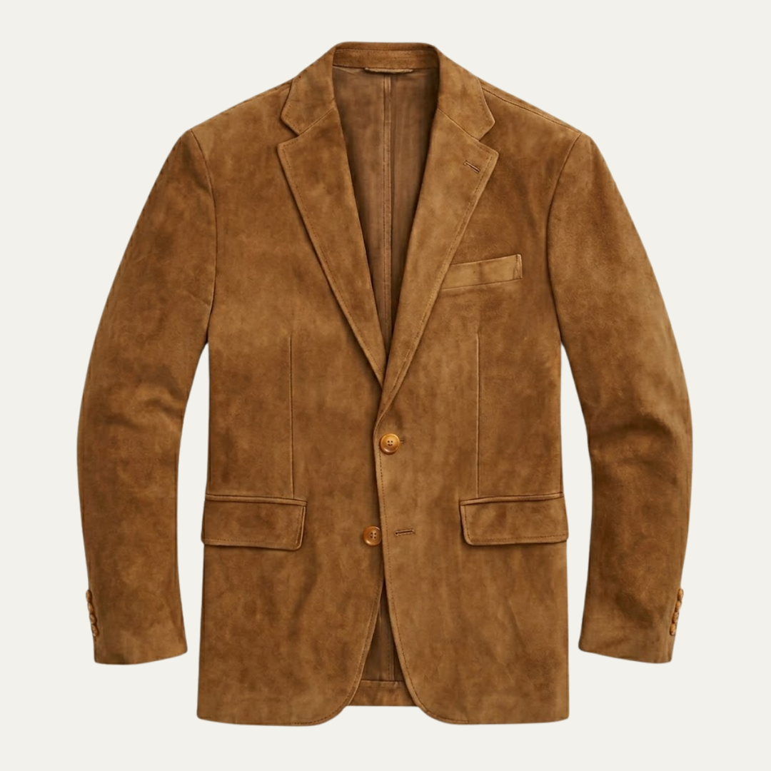 The Policoro Men’s Single Breasted Blazer with Notched Lapel - Wedding Guest