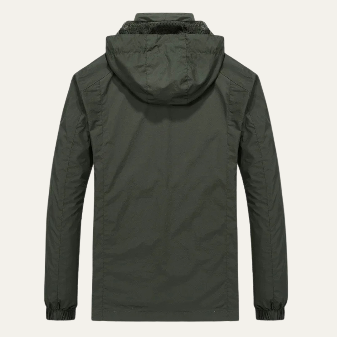 The Heritage Waterproof Outdoor Rain Jacket – Hooded Windbreaker