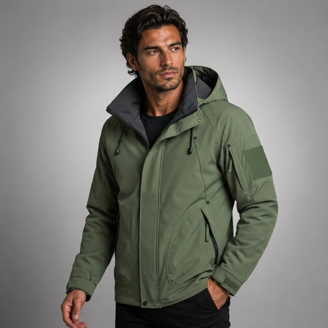The Everfort Waterproof Rain Jacket – Windproof Hooded Outdoor Coat