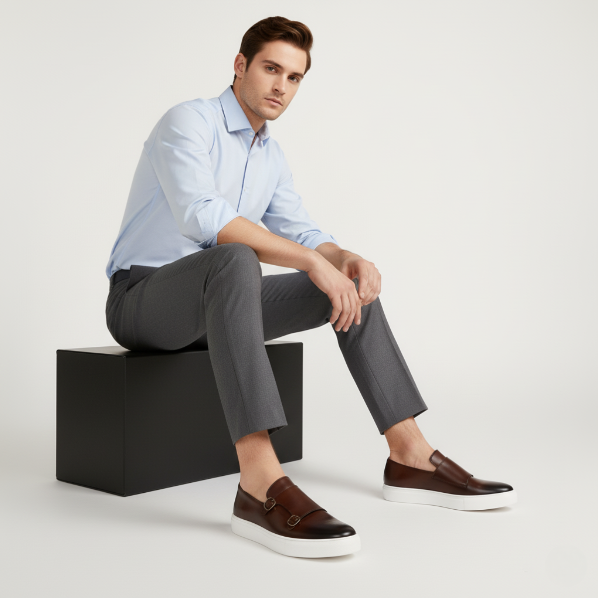 The Mayfair Men’s Elegant Modern Leather Loafers