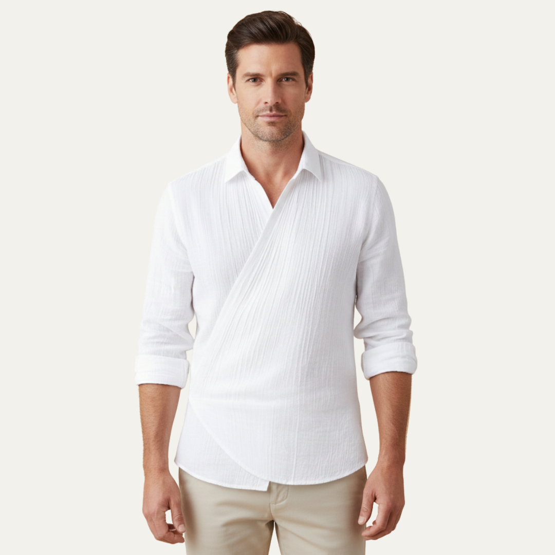 The Devonshire Men’s Slim Fit Business Dress Shirt – White