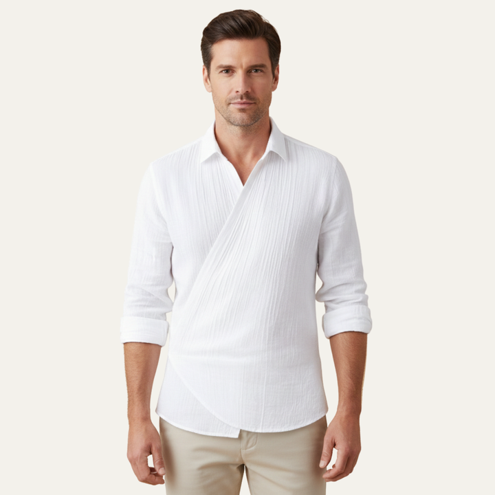 The Devonshire Men’s Slim Fit Business Dress Shirt – White