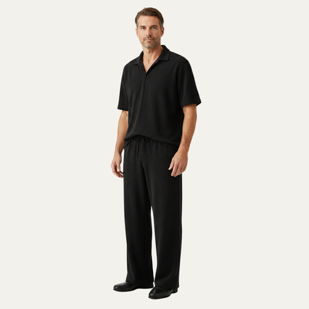 The Warwick Men’s Relaxed Trendy Summer Set – Shirt & Pants