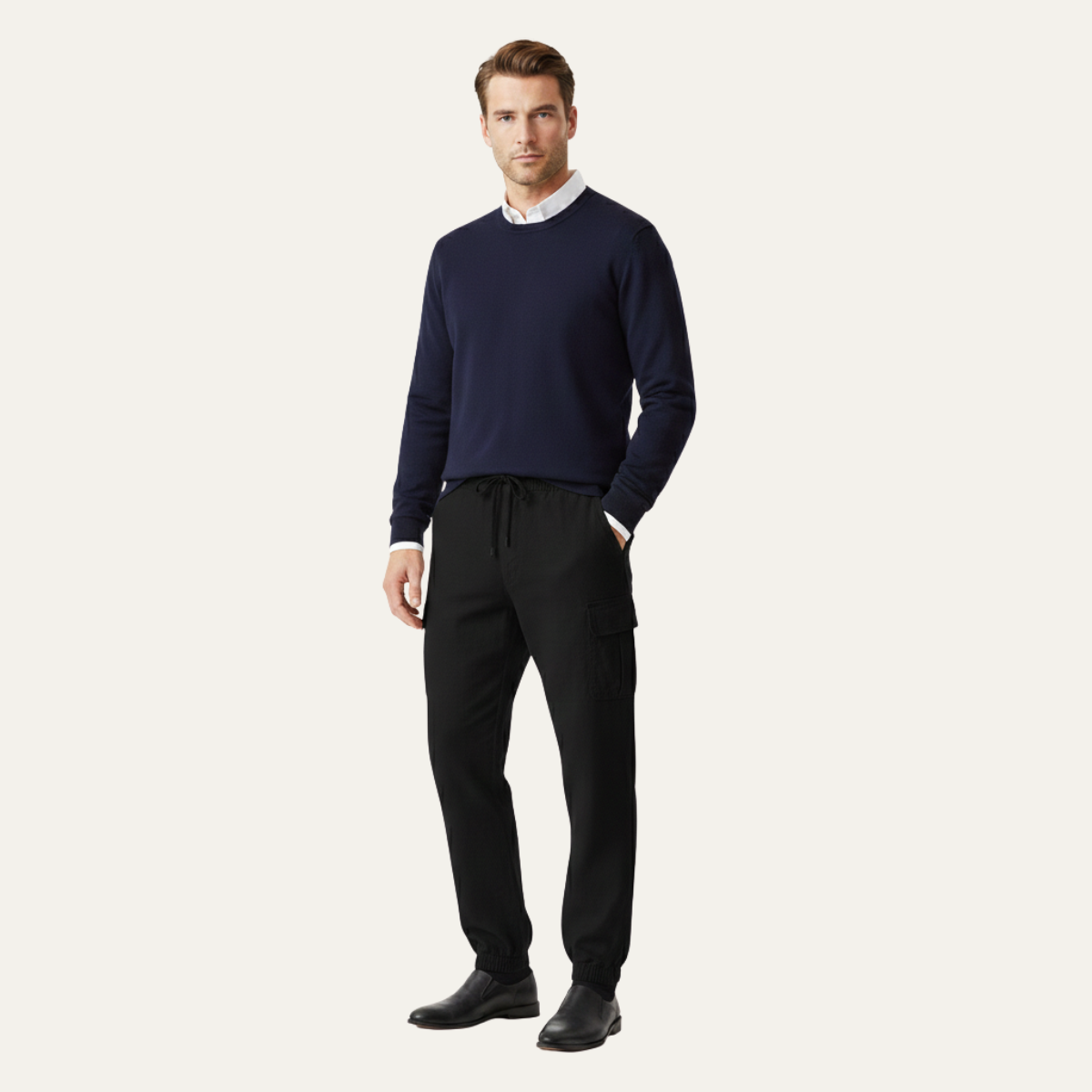 The Silverridge Men’s Loose Fit Multi Pocket Soft Cargo Pants