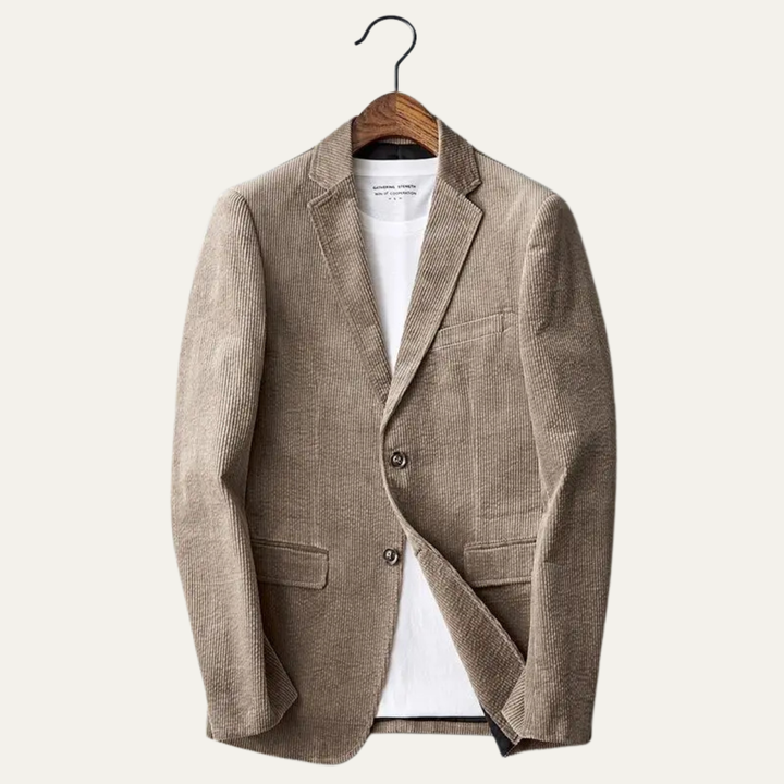 The Augsburg Men’s Smart Casual Two Button Corduroy Blazer