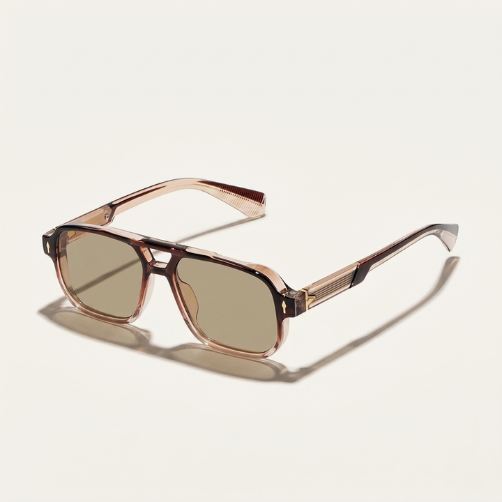 The Portsmouth Men's Transparent Square Sunglasses