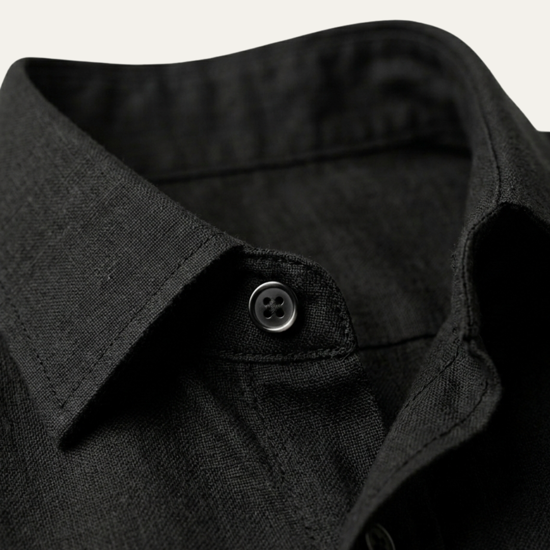 The Meadowrun Men’s Linen Trendy Button Up Shirt